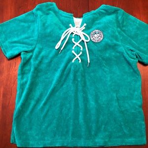 Ivory Ella swimsuit beach coverup top